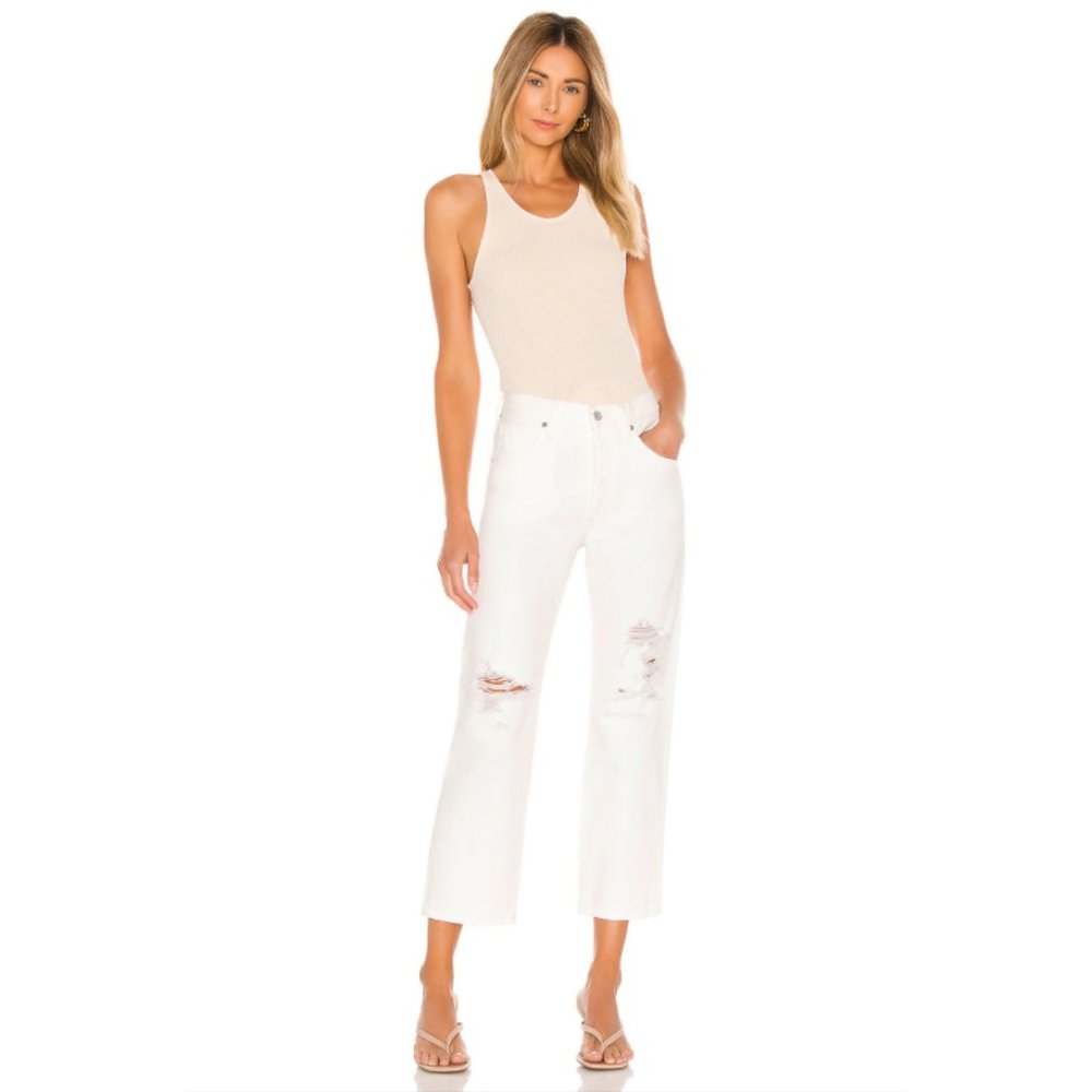 Citizens of Humanity - Emery High Rise Relaxed Crop in Moonstone